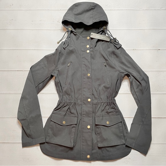 Eden Society Jackets & Coats Nwt Eden Society Womens Grey Cargo